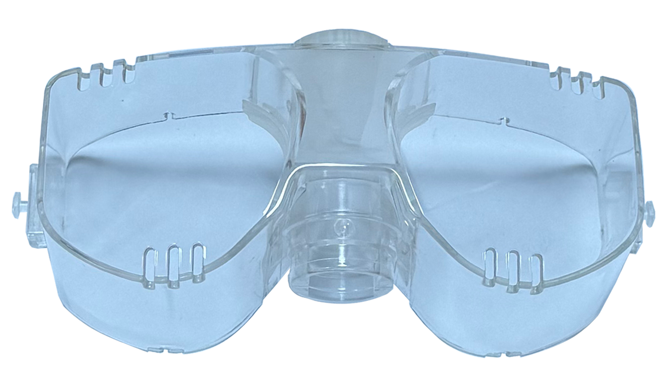 Nebulized eye mask